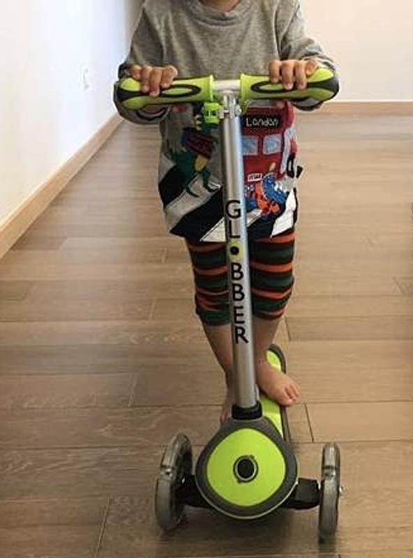 Globber Primo Foldable Lights Sky Blue Scooter | Toys”R”Us