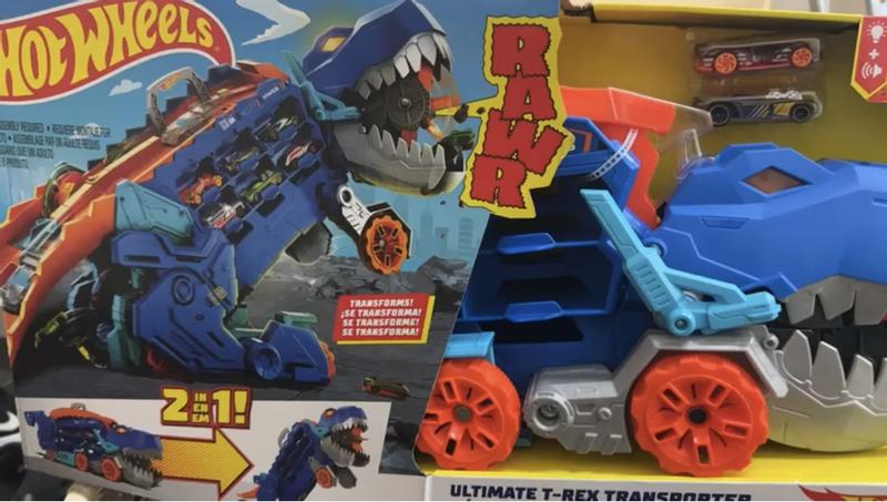 Hot Wheels City Transforming T-Rex Ultimate Hauler