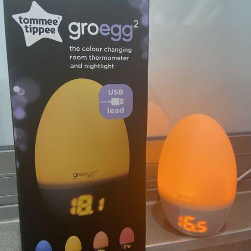 Groegg 2 Colour Changing Room Thermometer And Nightlight