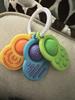 Teething key chain toy from fat Brain toys