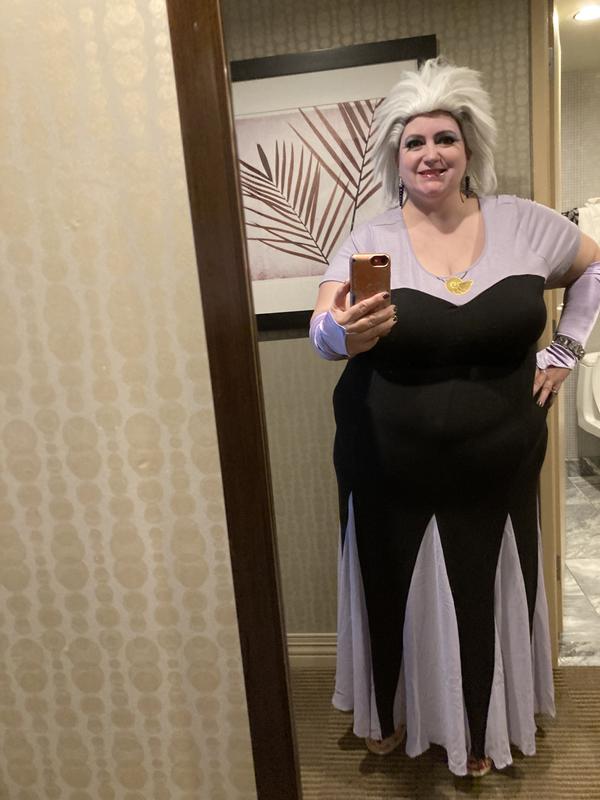 Plus Size - Disney The Little Mermaid Ursula Purple Maxi Dress - Torrid
