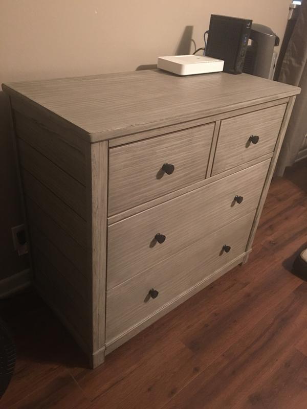 Monterey 4 Drawer Dresser/Changer Combo - Rustic Gray : Target