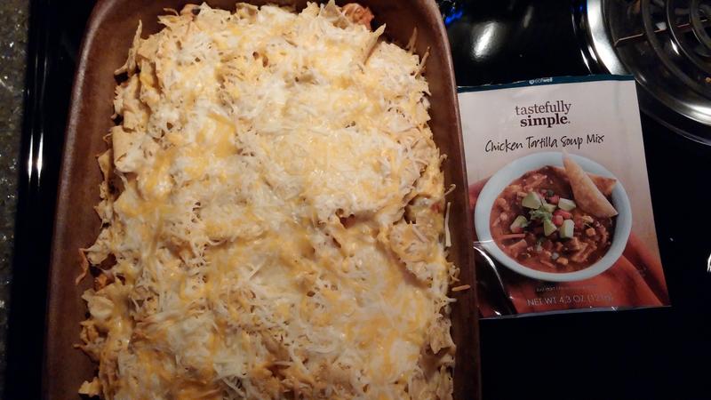 Chicken Tortilla Bake Tastefully Simple