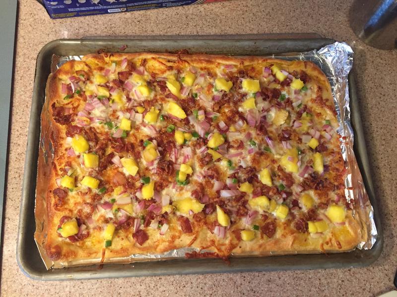 Sweet Mango Flatbread Pizza Tastefully Simple