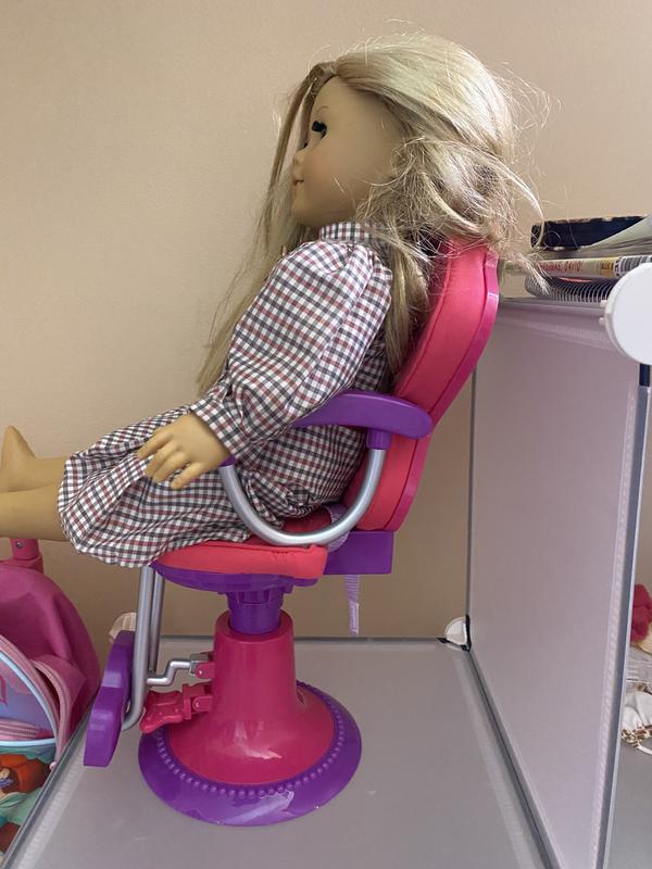 American girl salon chair and wrap set clearance