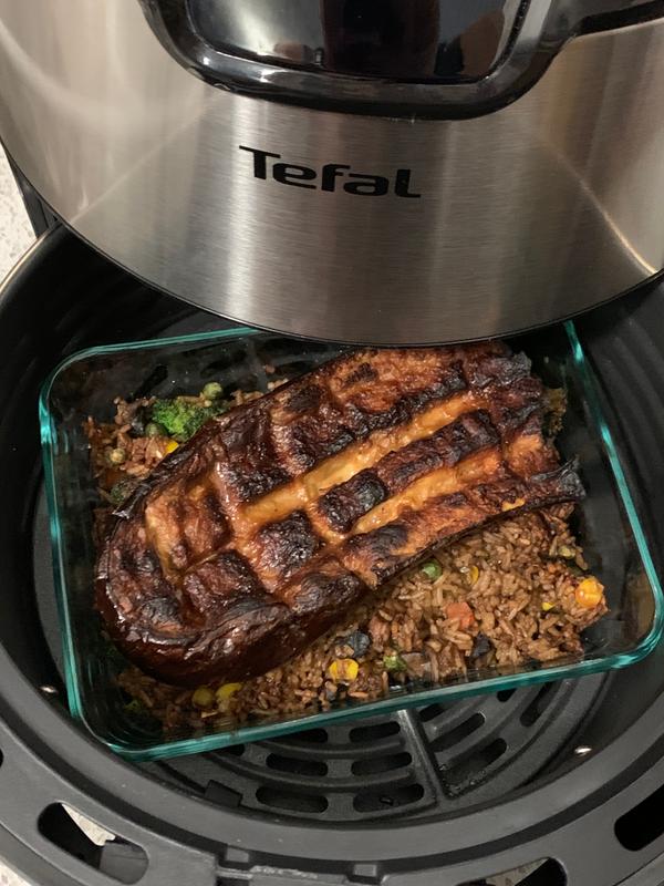 Tefal Easy Fry EY401D oil free air fryer 4,2 L, air fryer, stainless steel,  1500 W, touch Control, LCD screen, 4 modes cooking, Easy cleaning