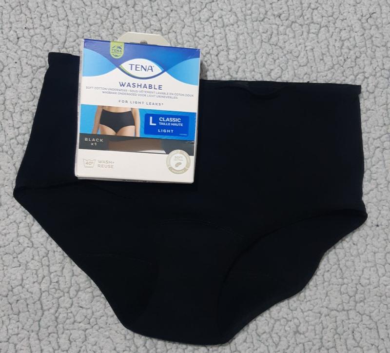 TENA Washables Soft Cotton Leak-proof Underwear (3 pack)