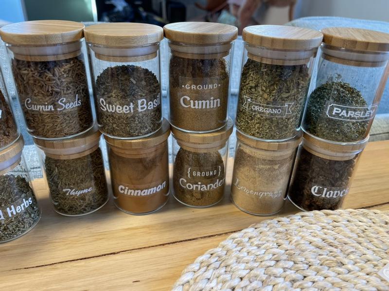 Top Selling 320+ Printed Spice Jar Labels And Food Pantry Stickers