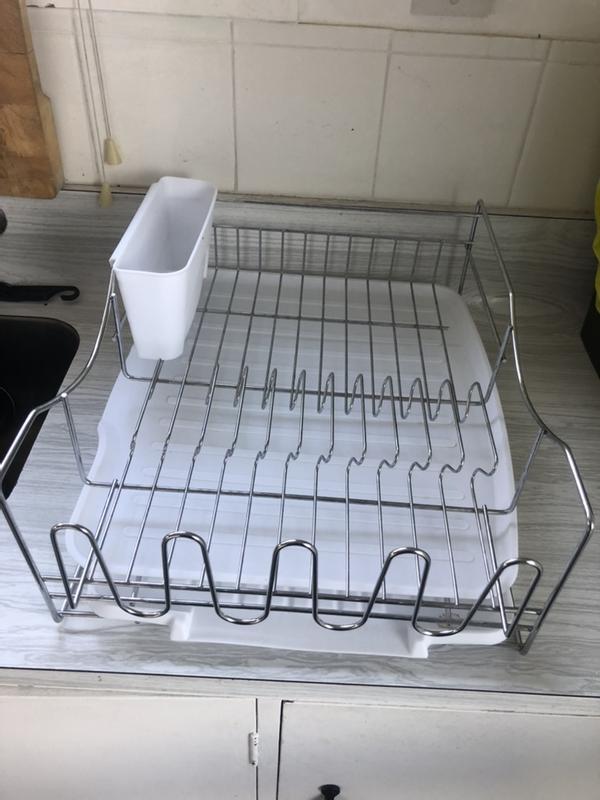 LTW Dish Drainer Tray 430x20x320mm White - Bunnings New Zealand