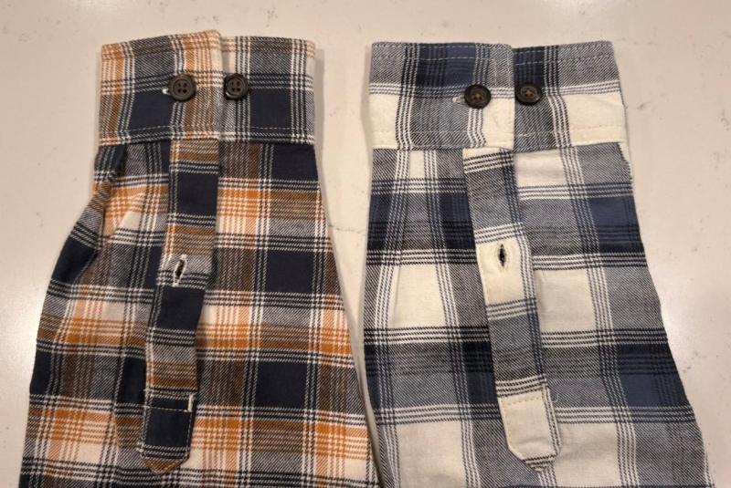 Sleeve cuff size discrepancy