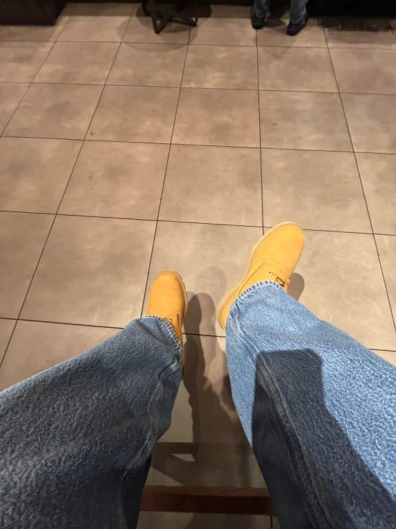 after a few wears, worn with carhartt carpenters and a ralph lauren quarter zip, they compliment an outfit so well.