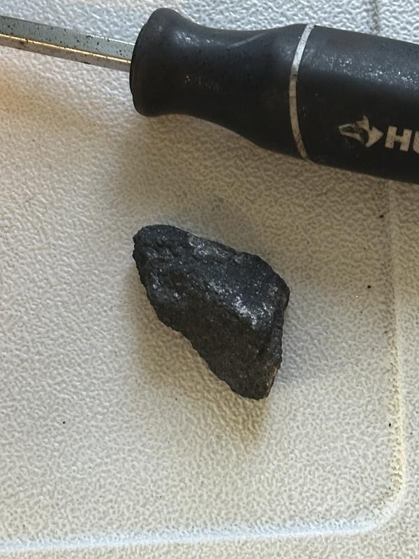 Stone bigger than rice size indicated