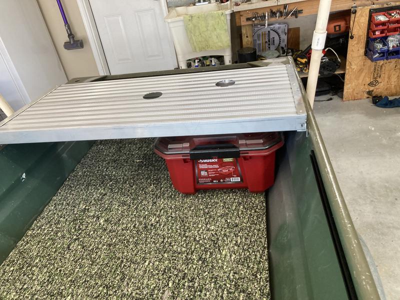 Used to make Jon boat seat and easily holds my weight.