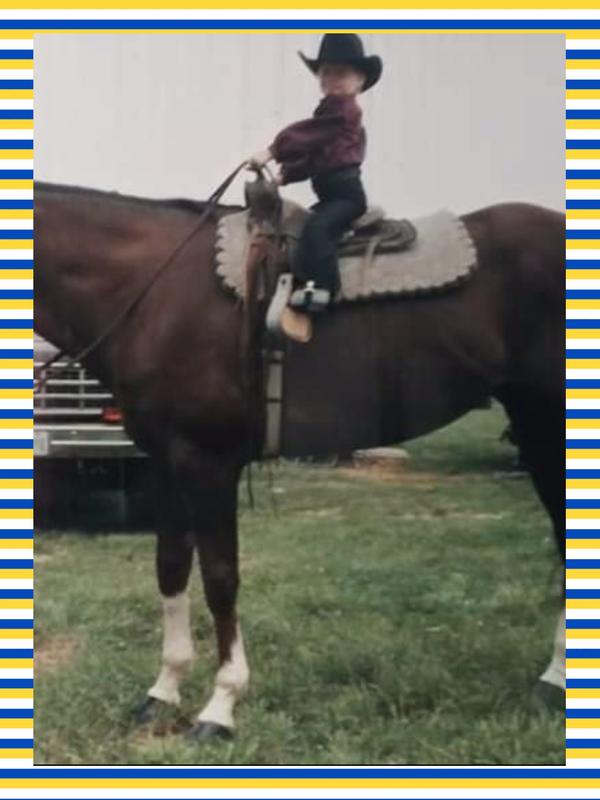 My daughter 35 years ago