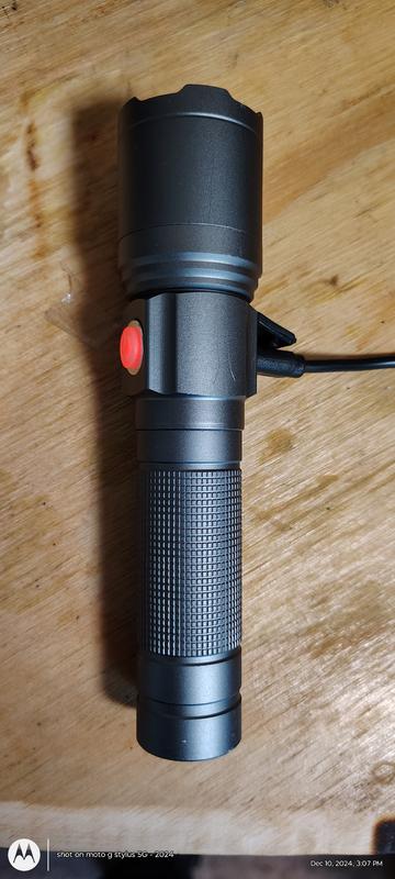 Nice light. Fits in your hand just right. The only thing I would change is the switch. It's located on the side. To me, a tail end switch would've been better.