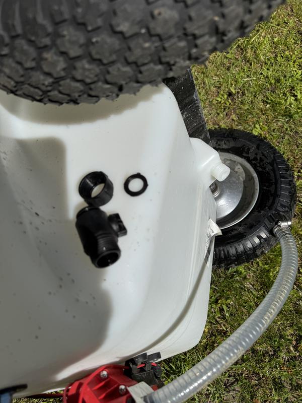 Lowest point “tank valve assy”