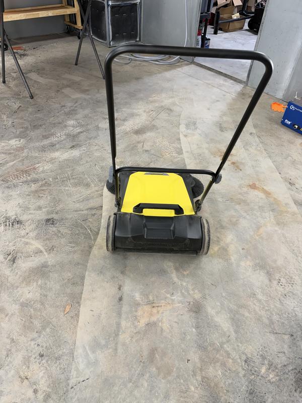 Sweeping up primer dust