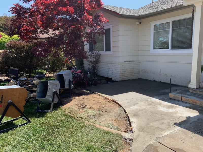 front entry way pad for bluestone
