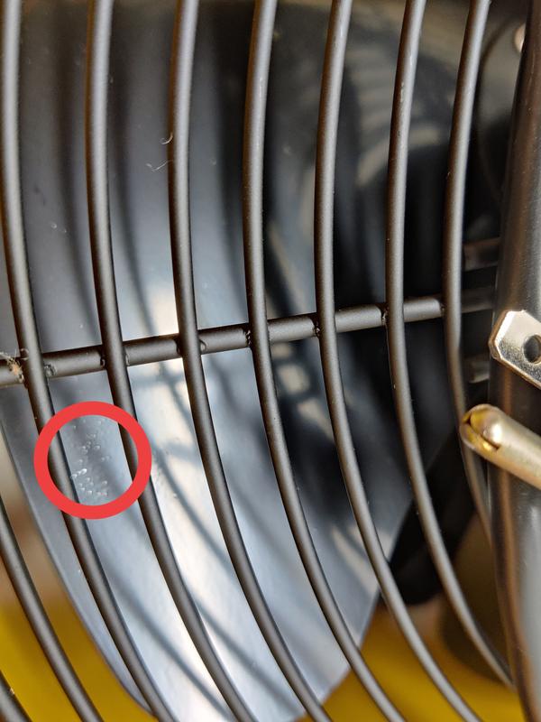 Picture is blurry but those dots are imperfections inside the metal