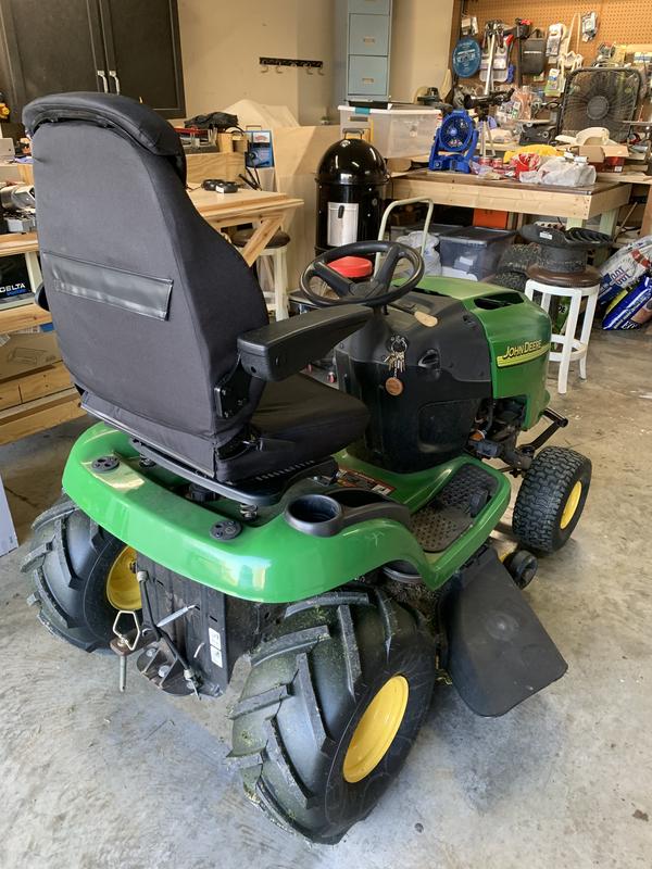 Large seat, but it works great and is very comfortable