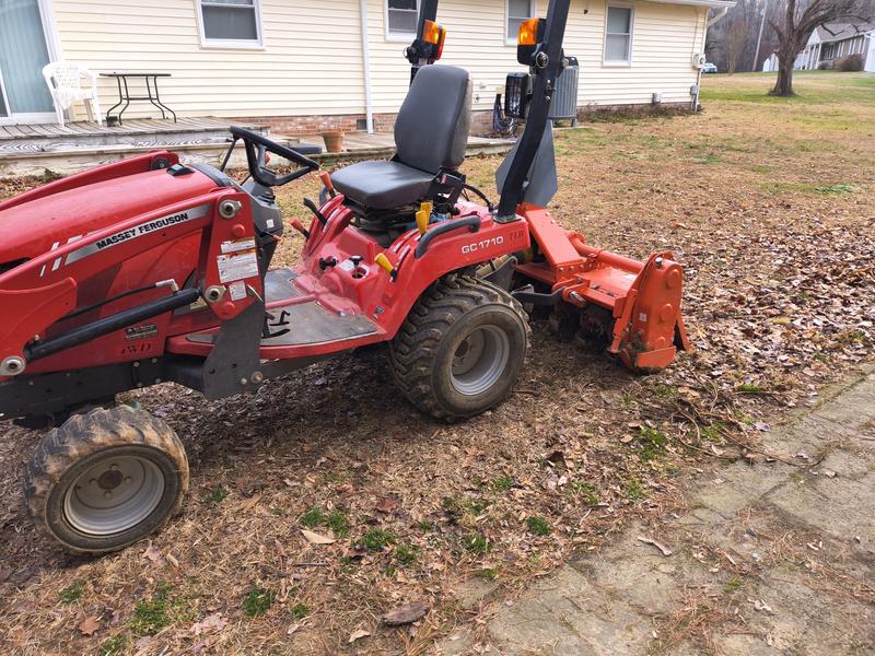 Attached and ready to go to work