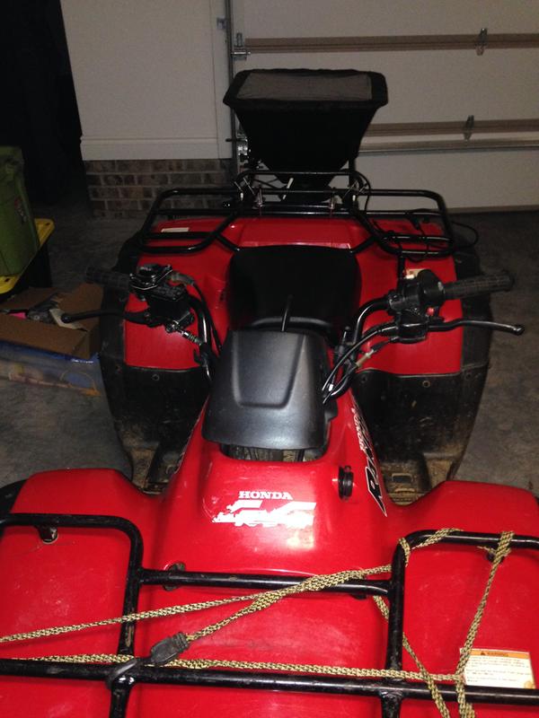 Spreader on ATV