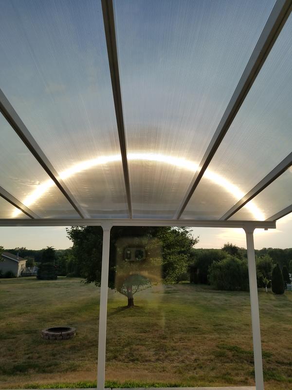 Very beautiful when the aun is going down shining down though it