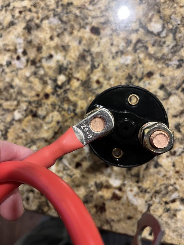 ring terminal smaller than lug