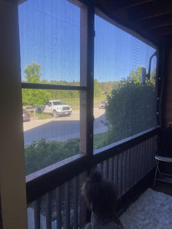 Made a screened in porch with this fantastic tarp! The tarp is very well made and did a great job! It looks incredible and no more bugs flying in!!! Thank you Tractor Supply!!