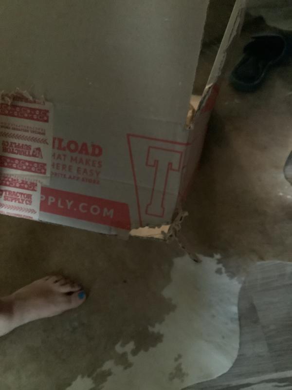 Very poor packaging for two 46 inch lawnmower blades