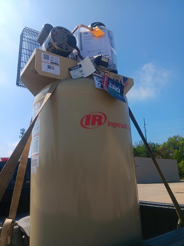 Headed home with new compressor.