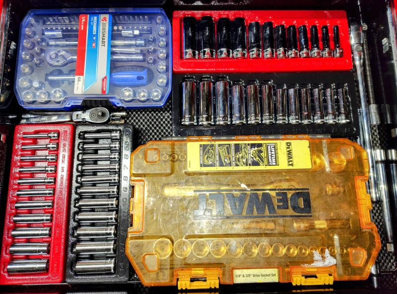 My 1/4" and 3/8" socket drawer