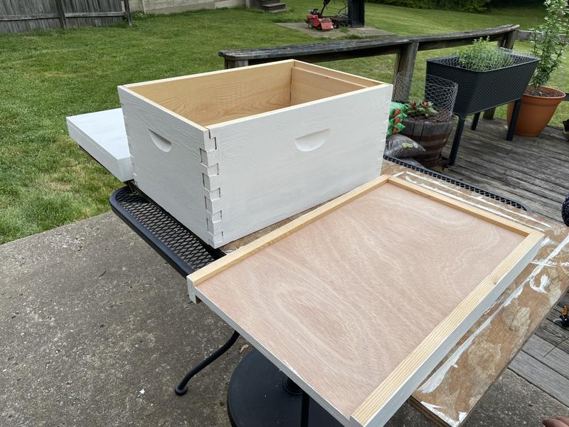 As it comes, unpainted, and after two coats of ultra low VOC primer.