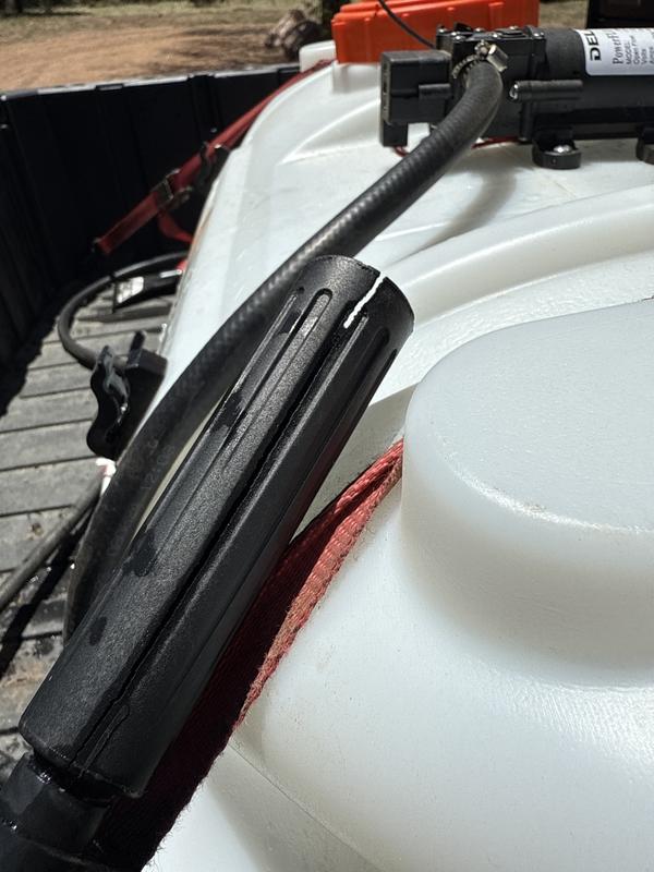 Cracked hose fitting