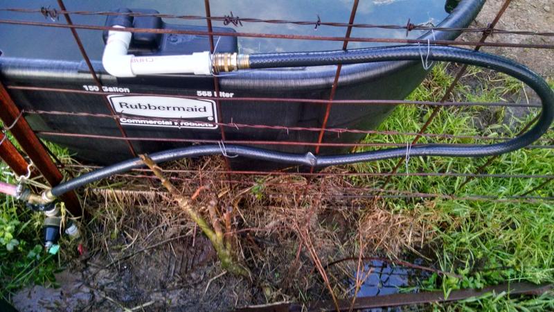 Ruptured leader hose