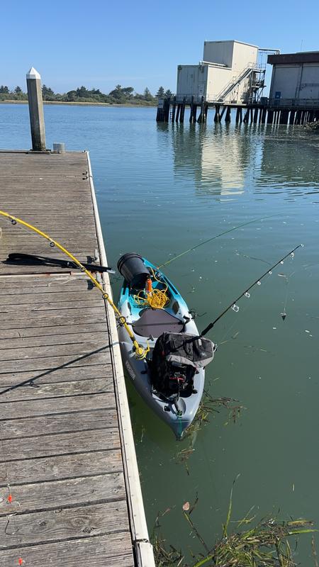 Used the bucket as an anchor. I’d recommend going to sports man’s or rmi and getting a small one. It just wasn’t worth the hassle lol