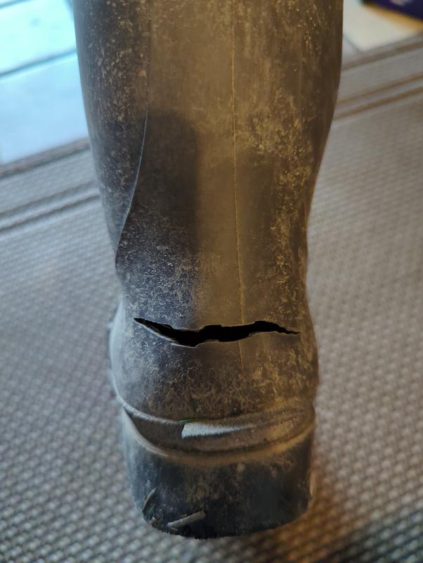 Large crack in the back