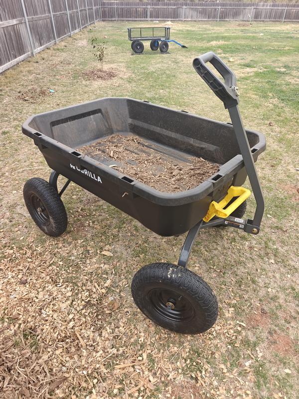 You can see this cart dwarfs my other one behind it.