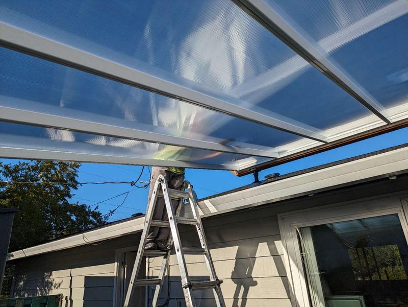 Extra work for brackets and beam on the roof. Otherwise, it's great.