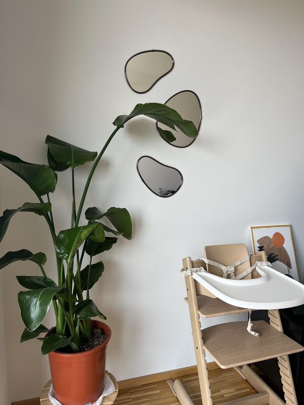 Organic Shaped Mirrors Set of 3 | Small Decorative Mirrors | Umbra