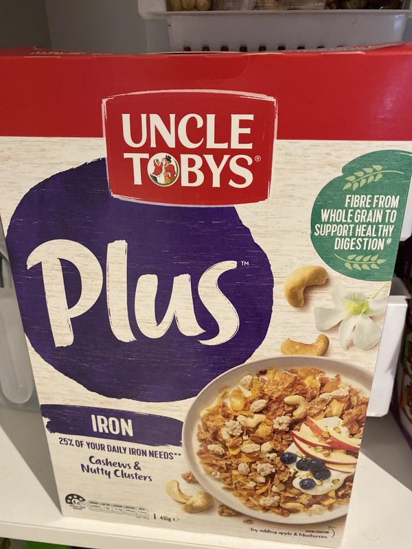 Uncle Tobys® Plus™ Iron Uncle Tobys