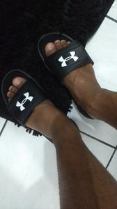 chinelo under armour velcro