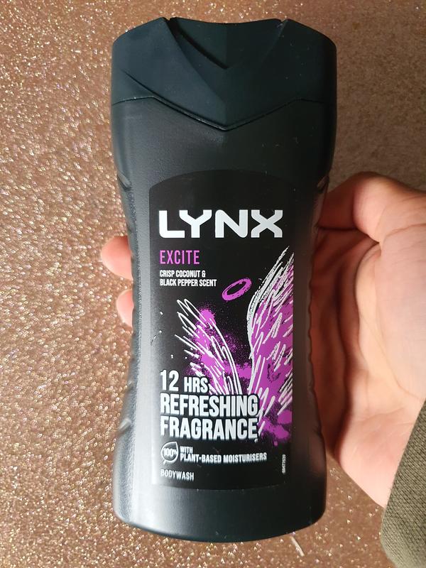 Lynx Excite Duschgel 400 Ml – Männergel Mit Verführerischem Duft, Dermatologisch Getestet