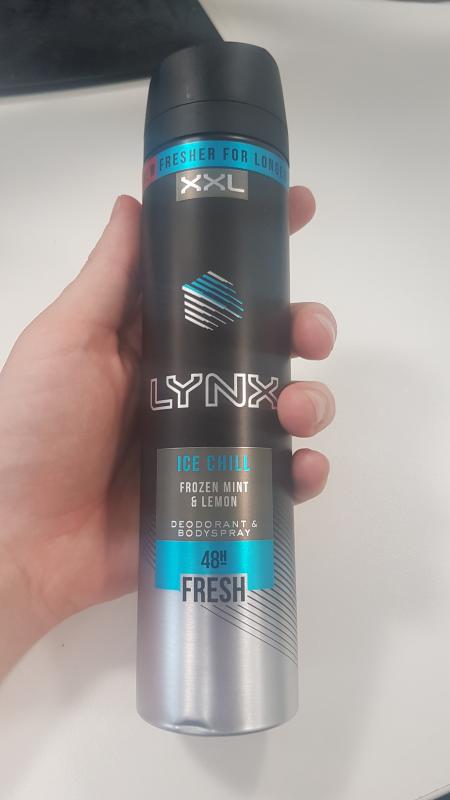 Lynx Ice Chill Body Spray XXL 72h Protection Lynx