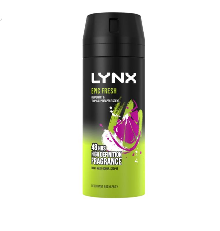 Lynx Epic Fresh Body Spray 48h of Freshness Lynx