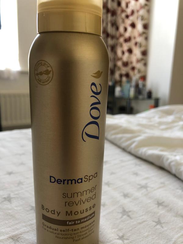 Dove 2024 tanning mousse