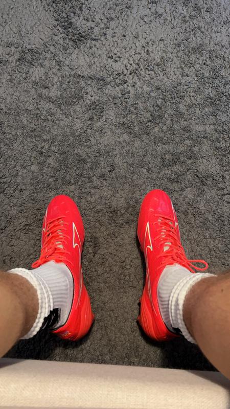 Mizuno Alpha Made in Japan FG/AG Release - Fiery Coral/White