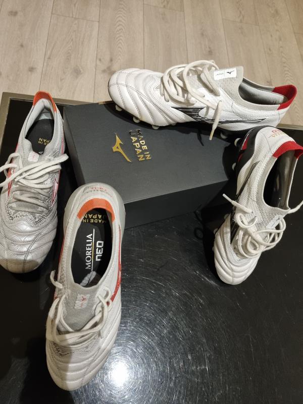 Mizuno Morelia Neo IV Beta Made in Japan FG/AG - White/Black