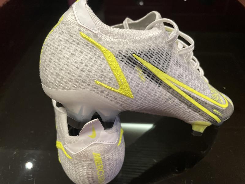 Nike Mercurial Vapor 14 Pro FG - WHITE/BLACK-METALLIC SILVER-VOLT –  TheColiseum Sports