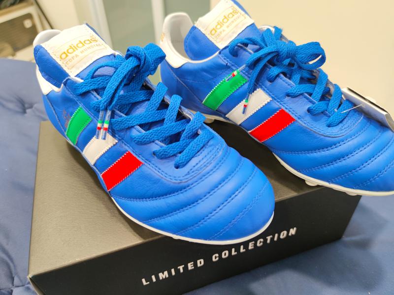 adidas Copa Mundial FG Italy - Blue/Green/White/Red LIMITED EDITION